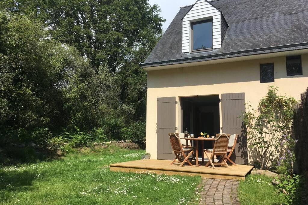 Maison avec jardin clos. Animaux acceptés - Wifi - Proche plages de la Trinité sur Mer et Carnac Exterior foto
